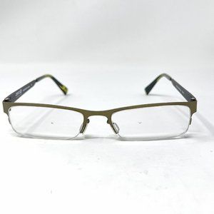 Zero G Titanium Eyeglasses Frame Lake Success 53-17 - 140 Olive Green/Brown